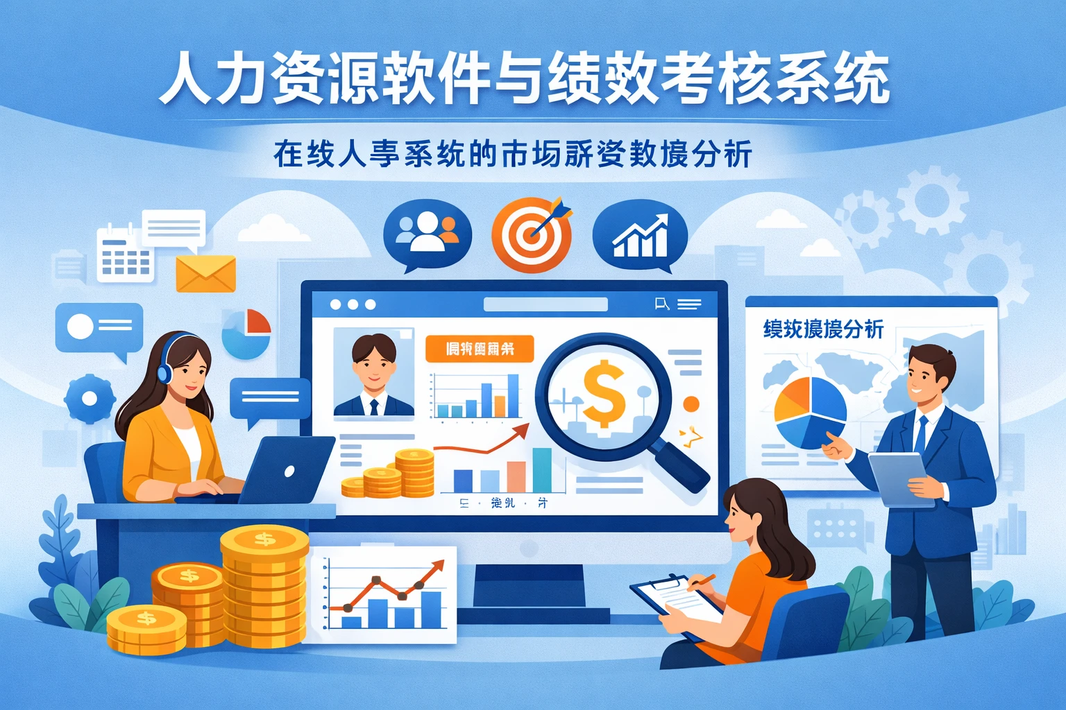 人力资源软件与绩效考核系统：在线人事系统的市场薪资数据分析