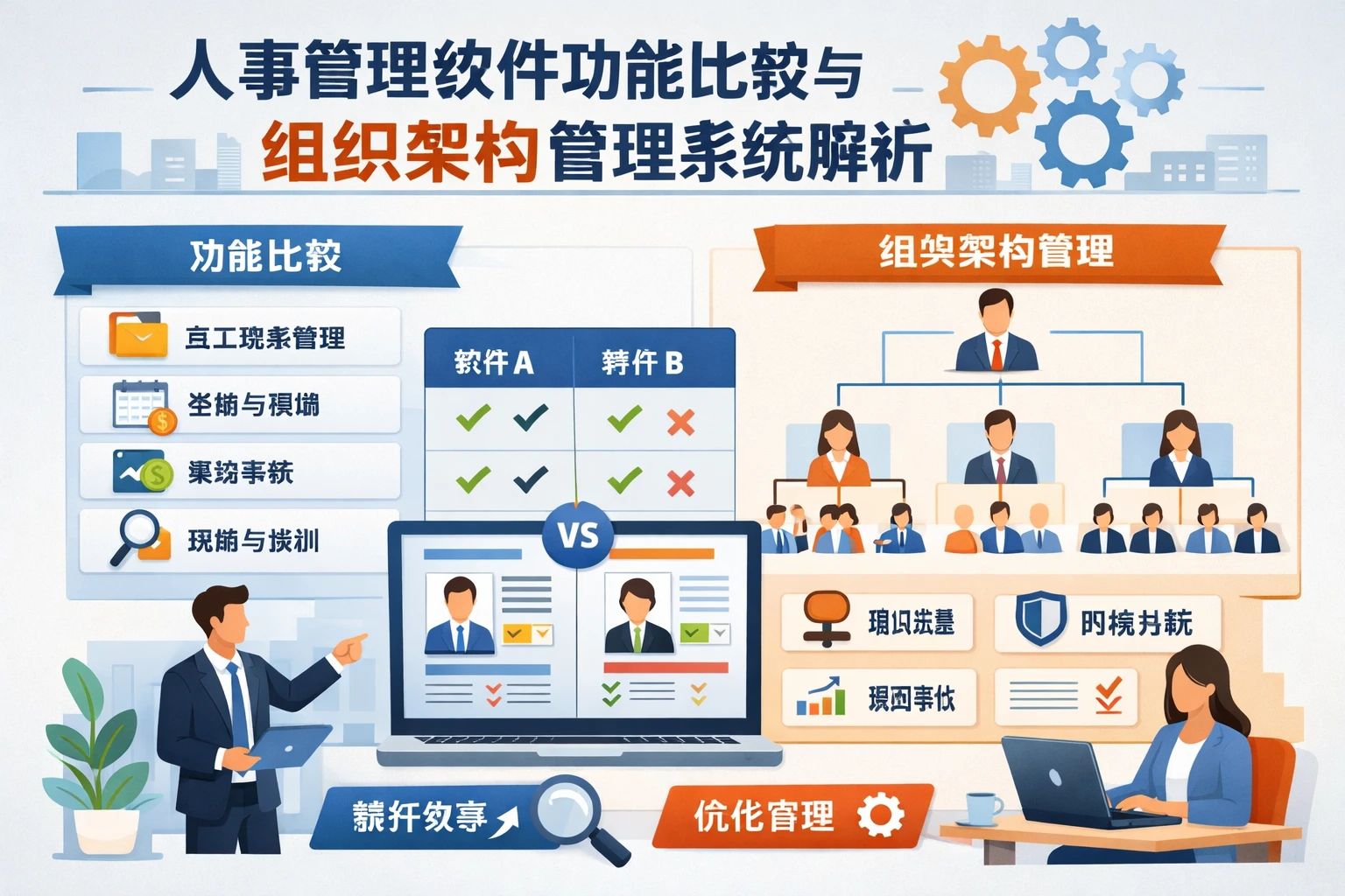 人事管理软件功能比较与组织架构管理系统解析