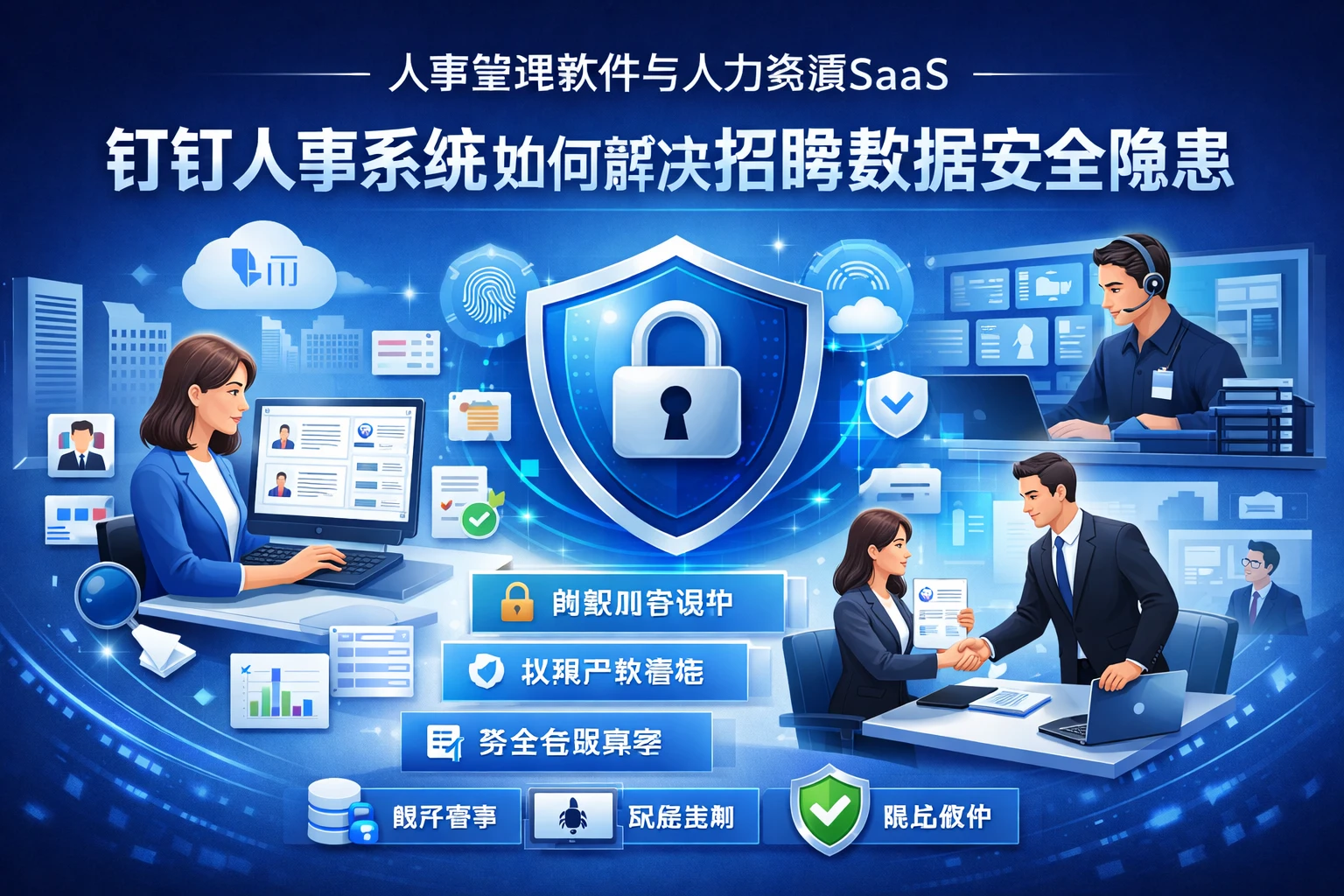 人事管理软件与人力资源SaaS：钉钉人事系统如何解决招聘数据安全隐患