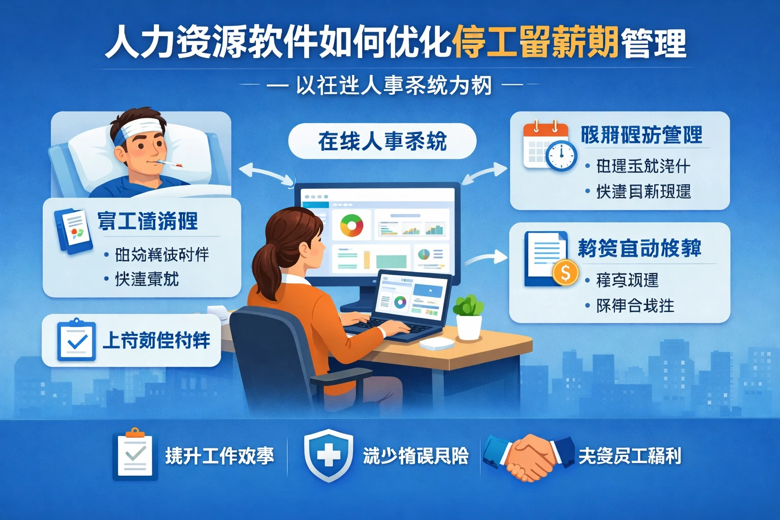 人力资源软件如何优化停工留薪期管理——以在线人事系统为例