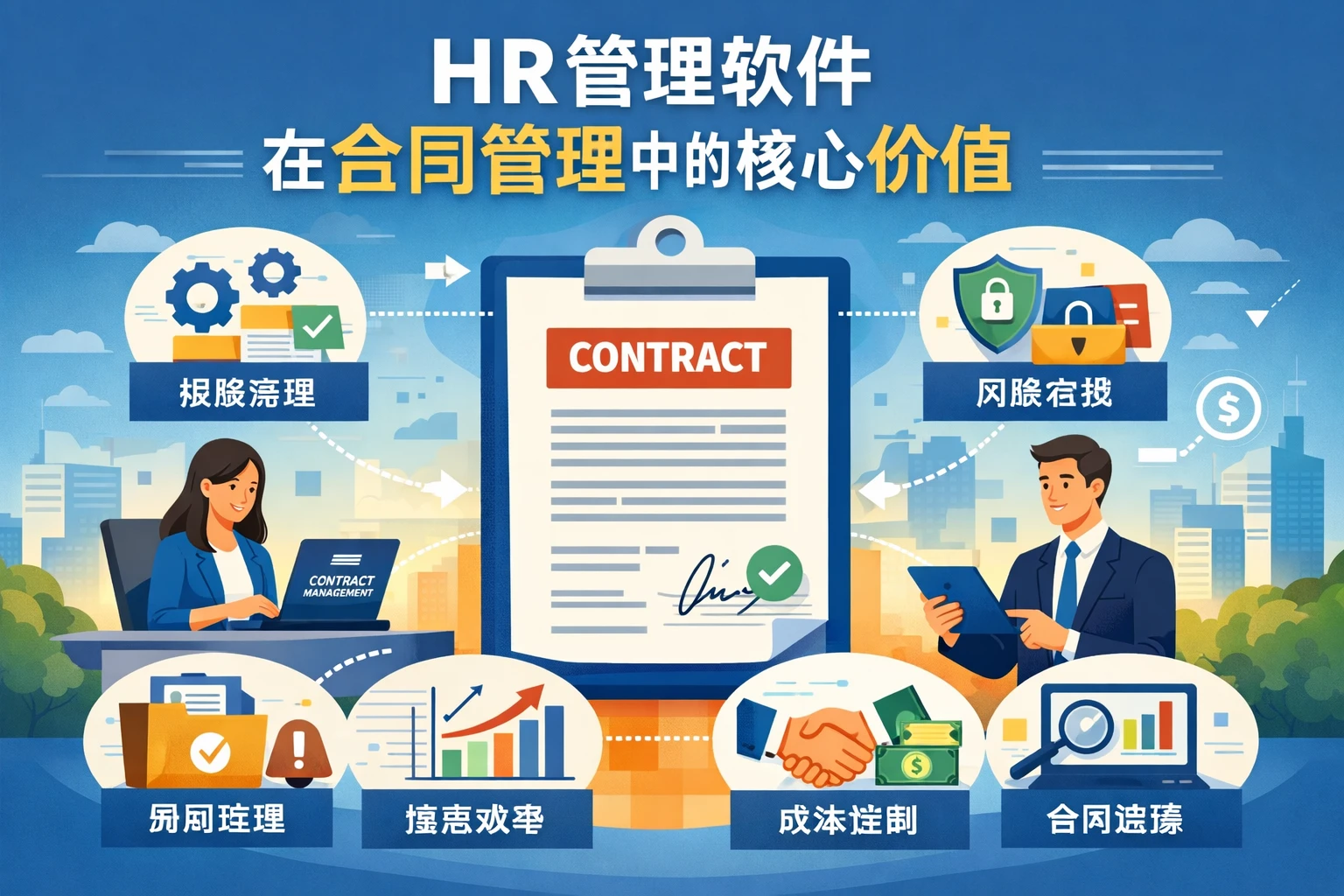 HR管理软件在合同管理中的核心价值