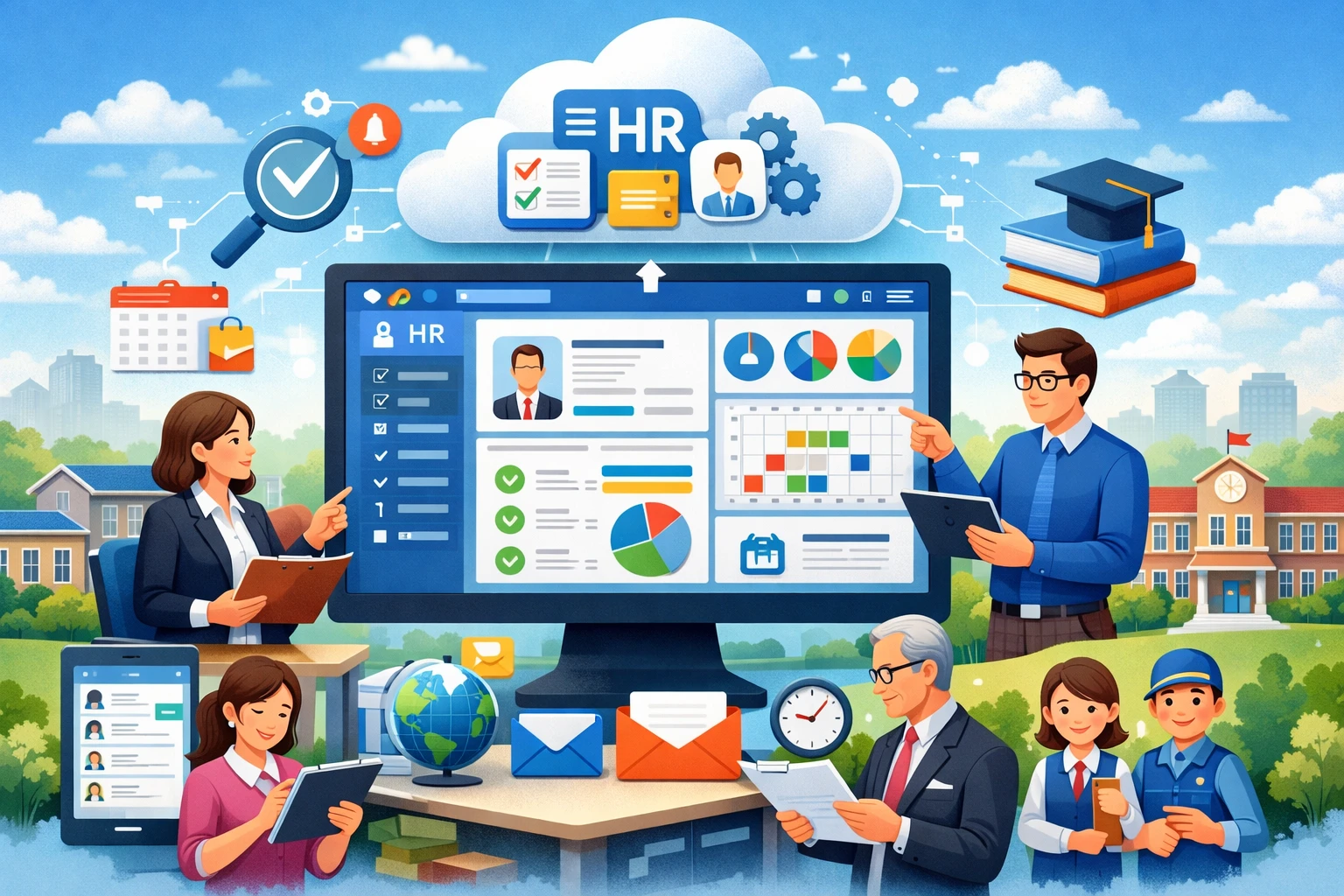 优化HR管理软件与云端HR系统，提升学校人事管理效率