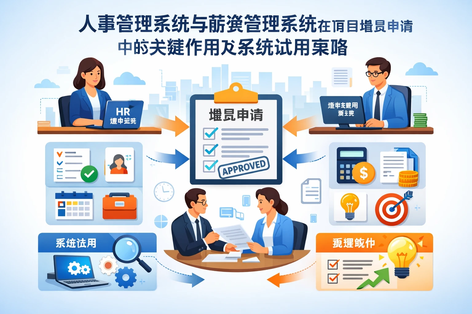 人事管理系统与薪资管理系统在项目增员申请中的关键作用及系统试用策略