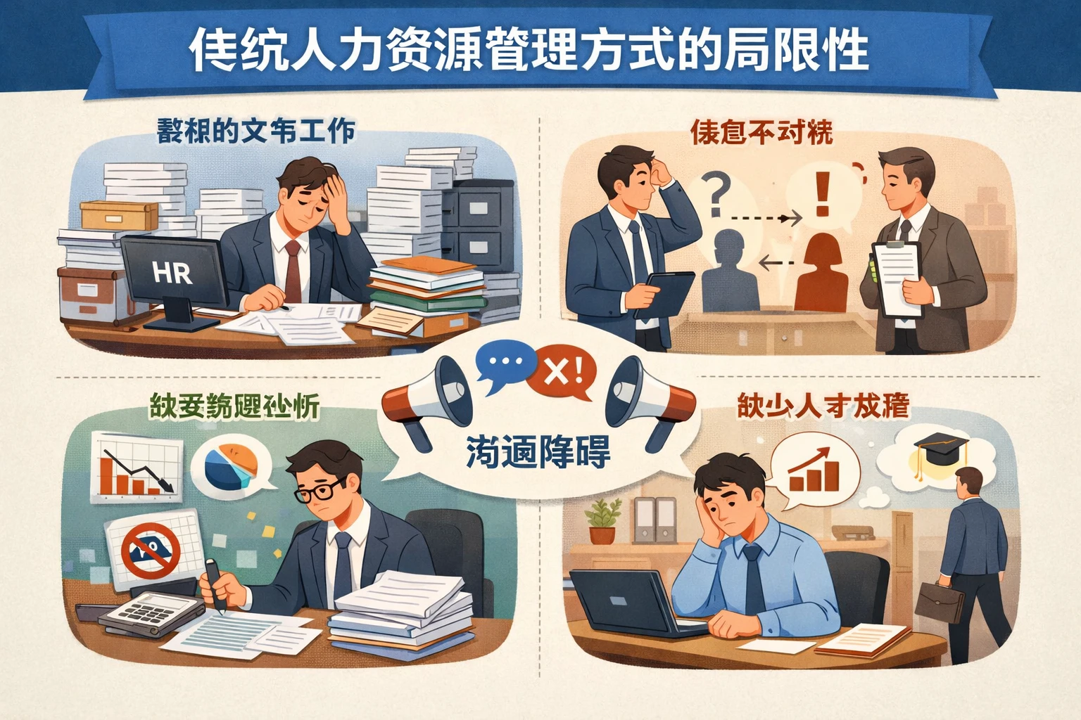 传统人力资源管理方式的局限性