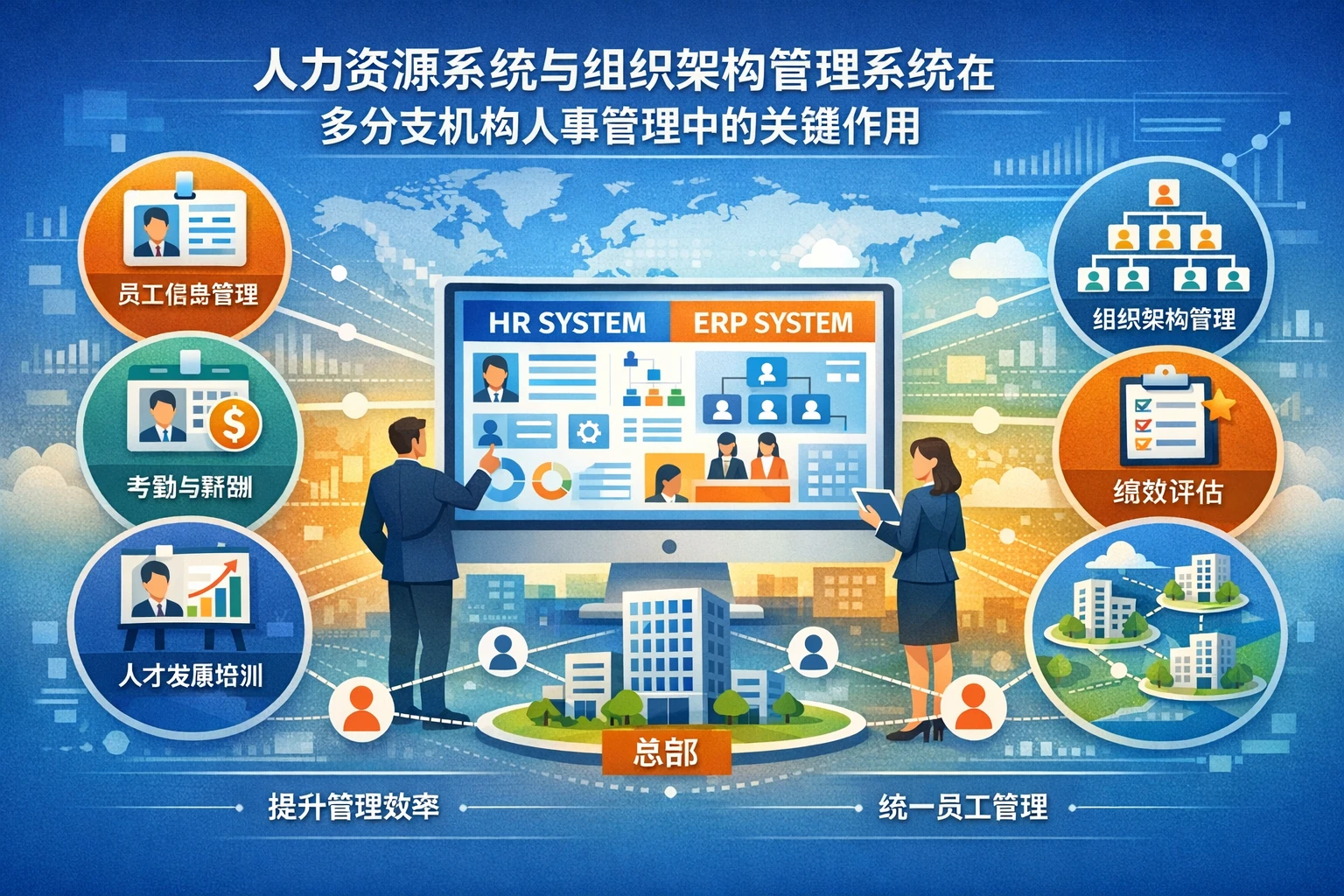 人力资源系统与组织架构管理系统在多分支机构人事管理中的关键作用