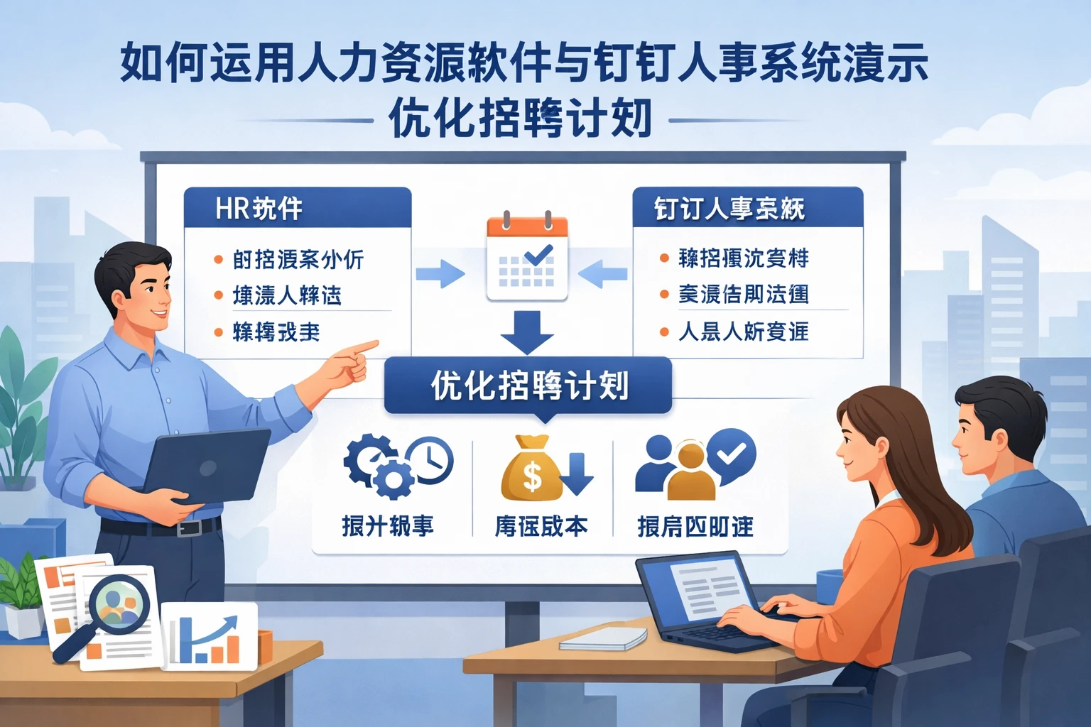 如何运用人力资源软件与钉钉人事系统演示优化招聘计划