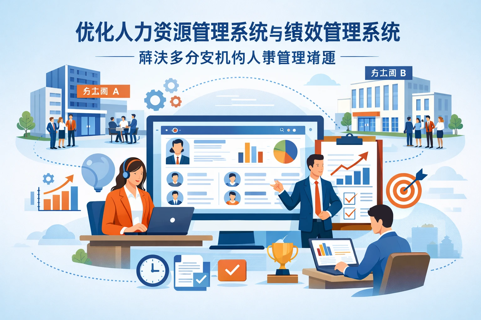 优化人力资源管理系统与绩效管理系统,解决多分支机构人事管理难题