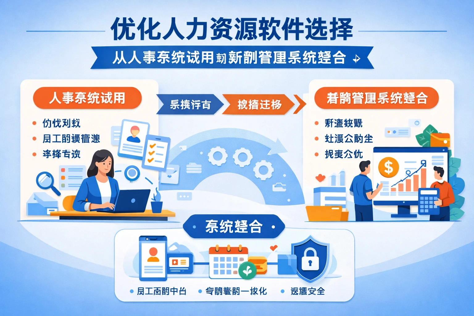 优化人力资源软件选择：从人事系统试用到薪酬管理系统整合