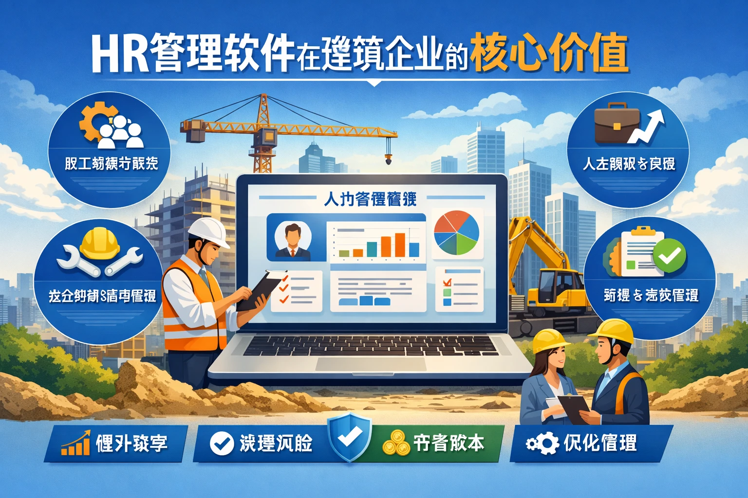 HR管理软件在建筑企业的核心价值