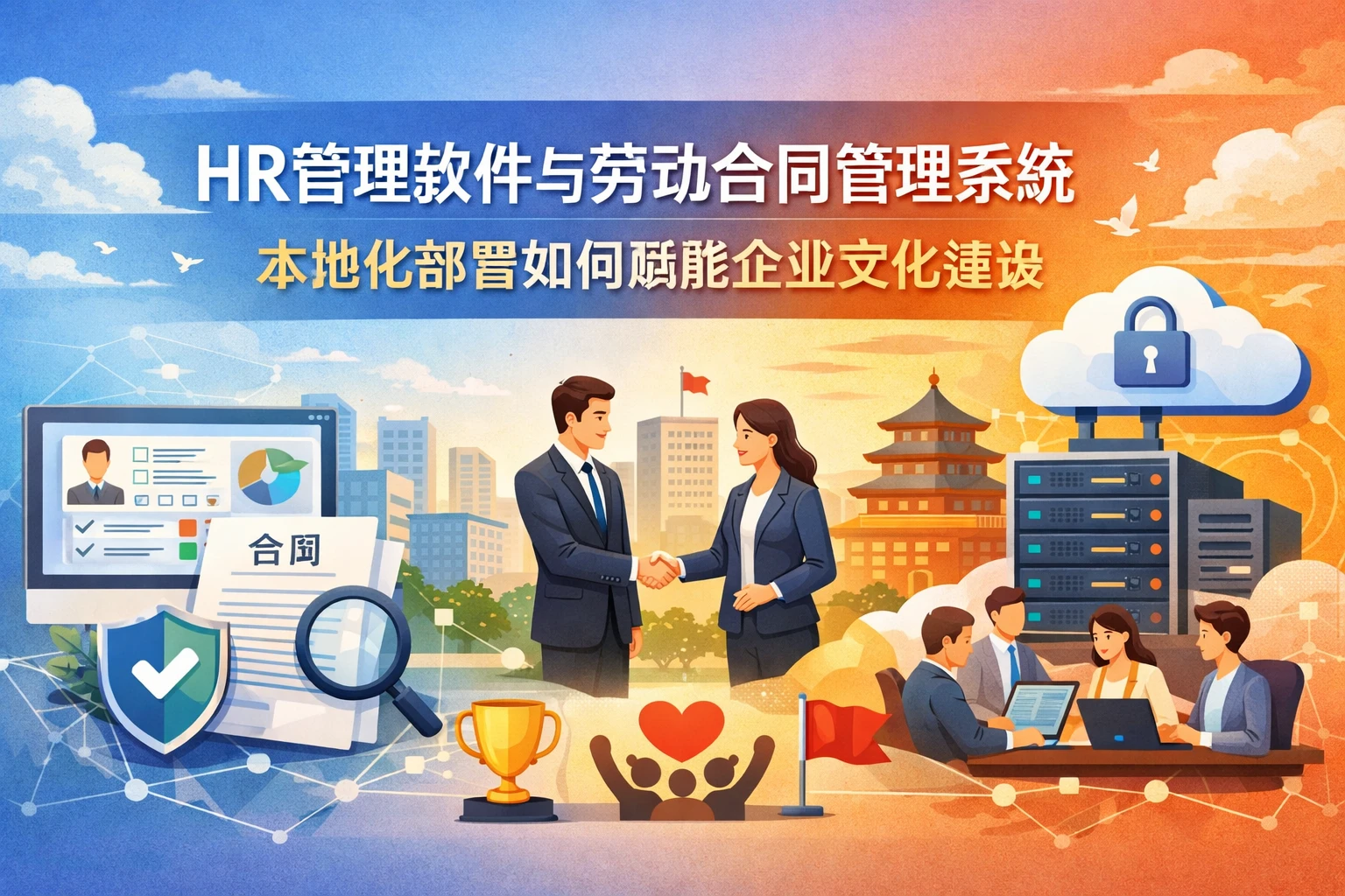 HR管理软件与劳动合同管理系统：本地化部署如何赋能企业文化建设