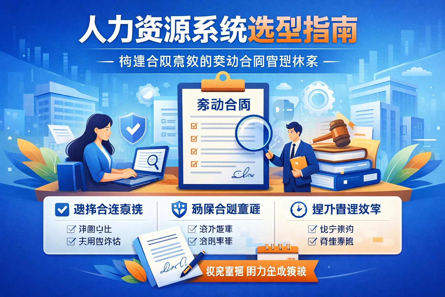 人力资源系统选型指南：构建合规高效的劳动合同管理体系