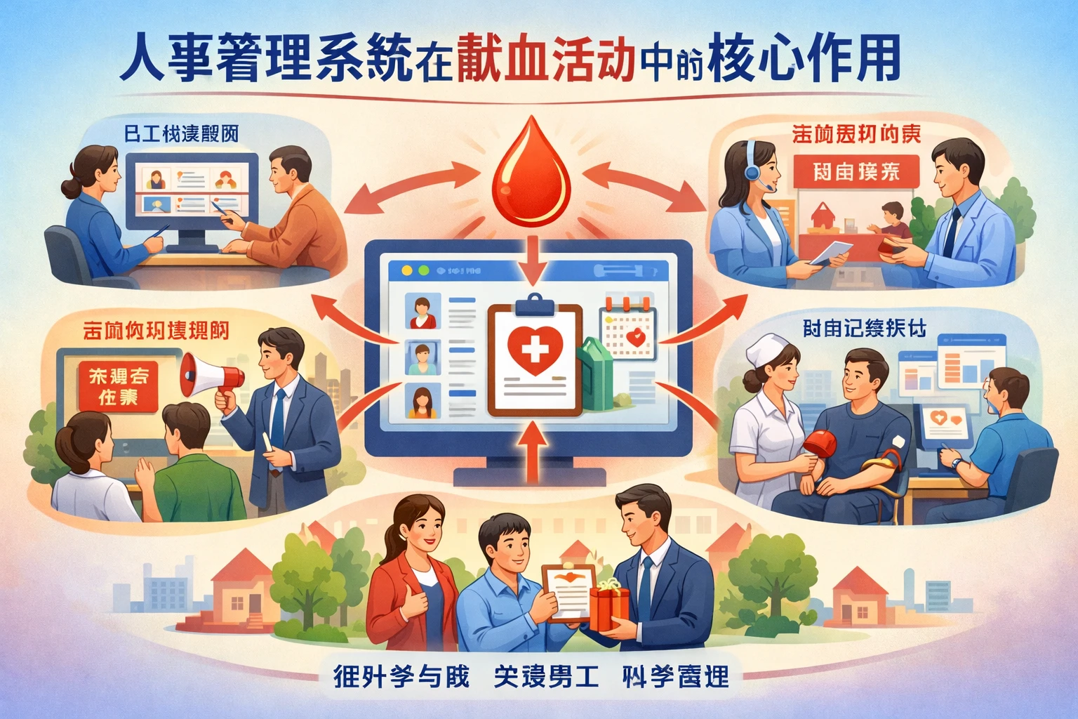 人事管理系统在献血活动中的核心作用