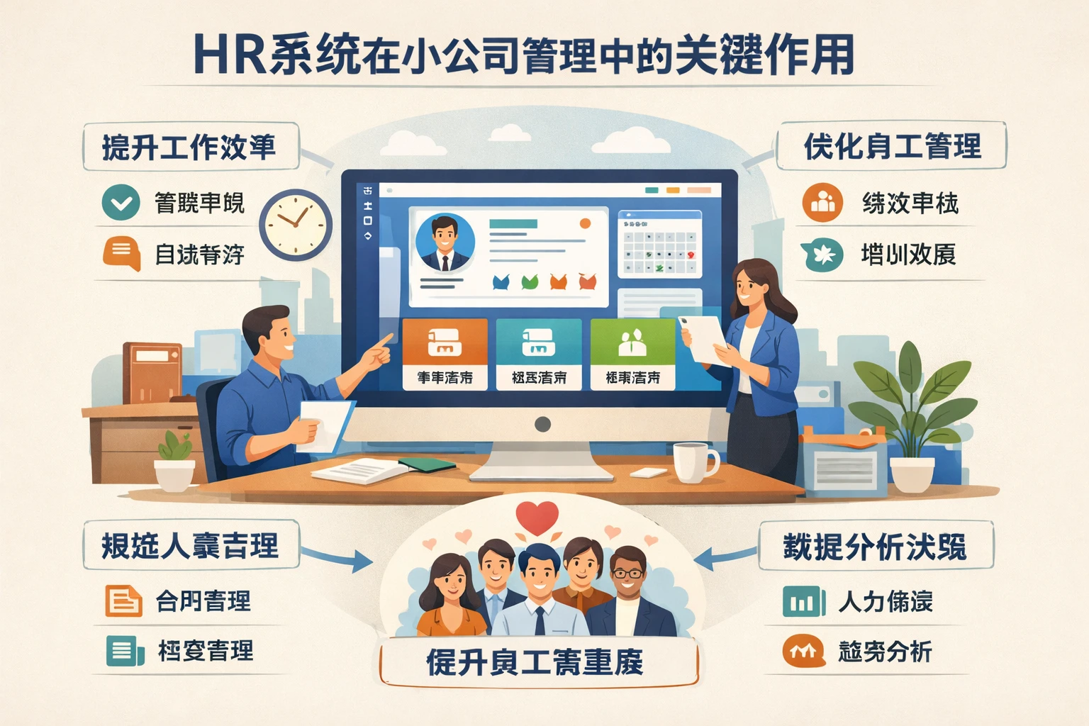 HR系统在小公司管理中的关键作用