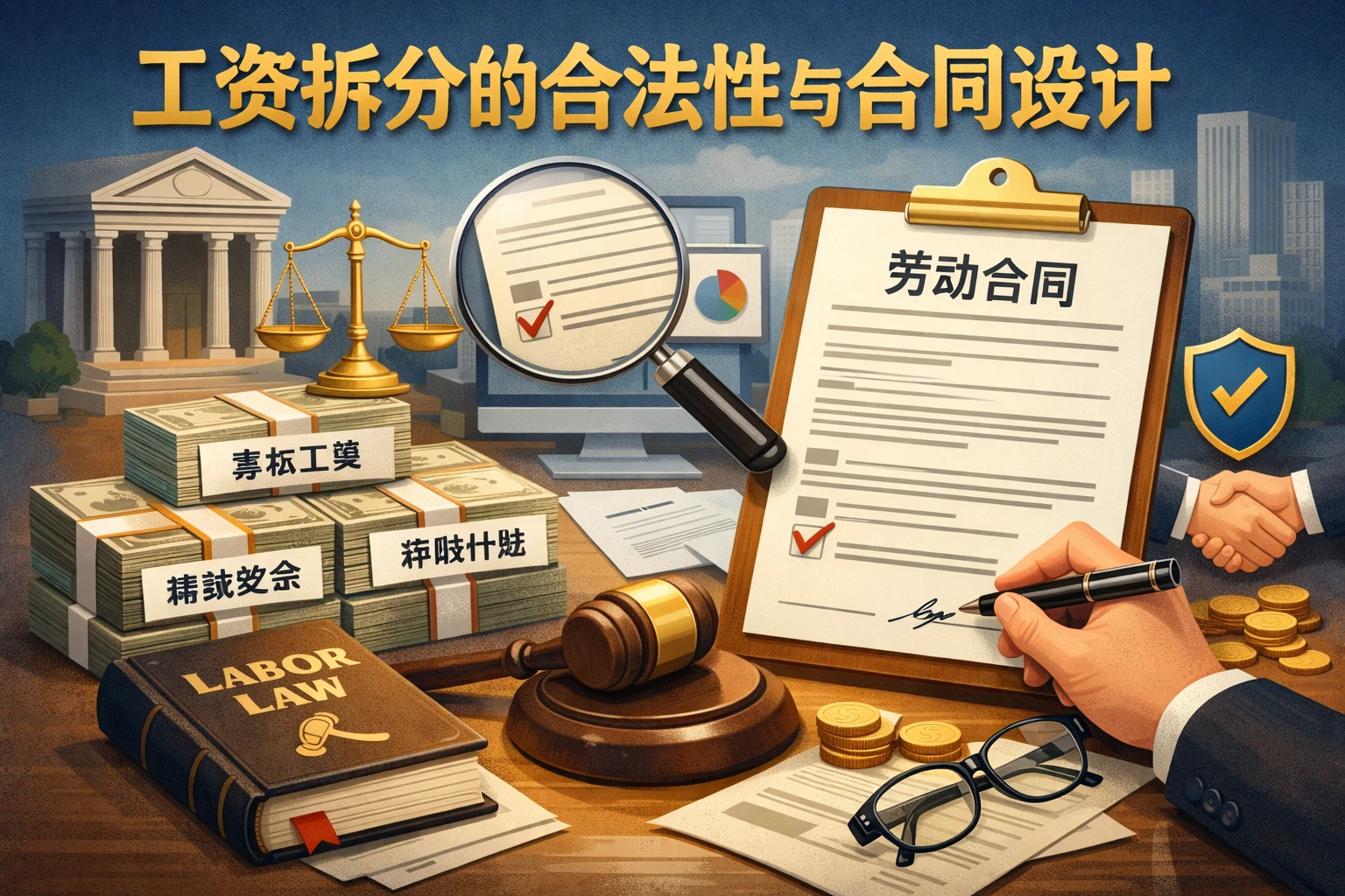 工资拆分的合法性与合同设计