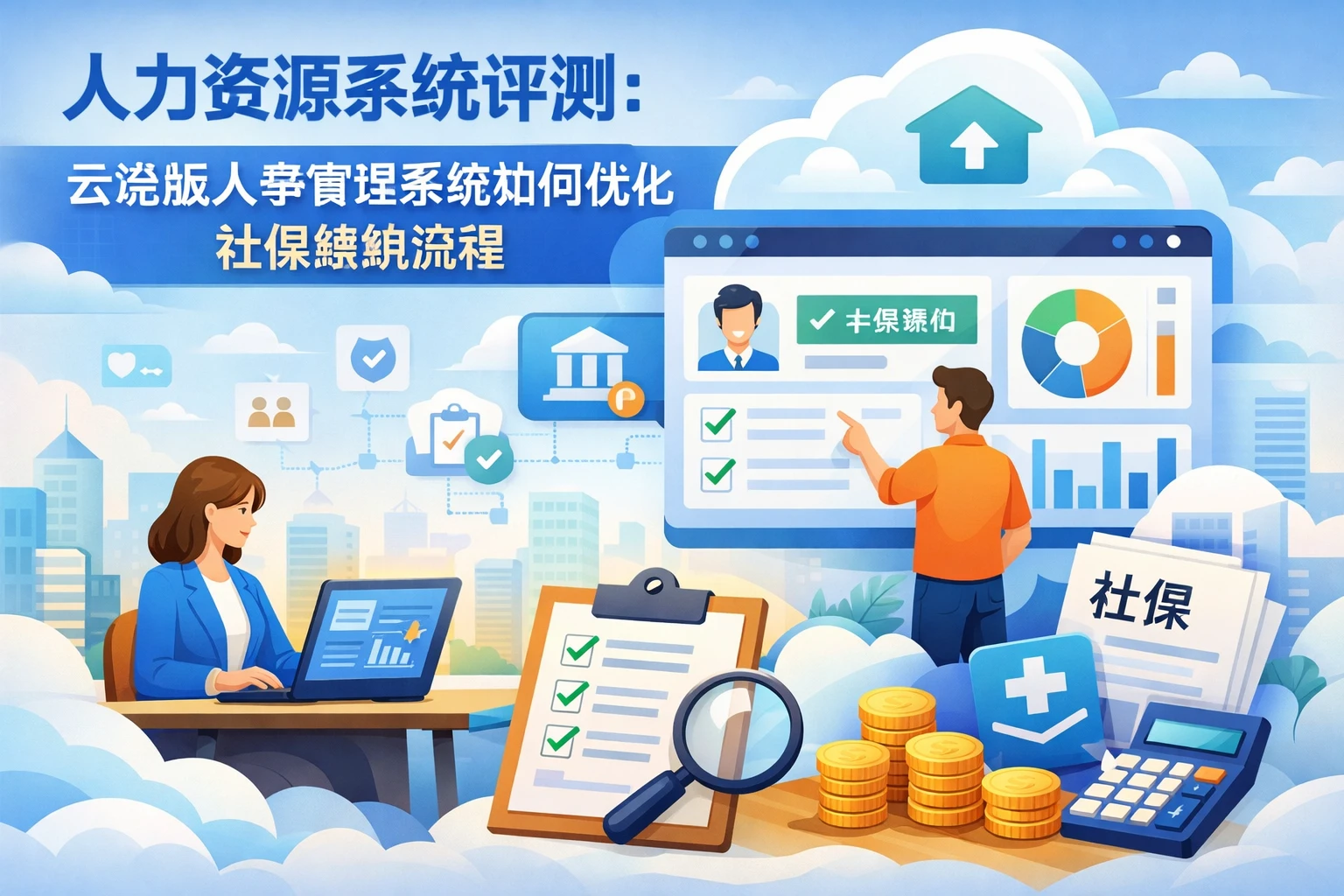 人力资源系统评测：云端版人事管理系统如何优化社保缴纳流程