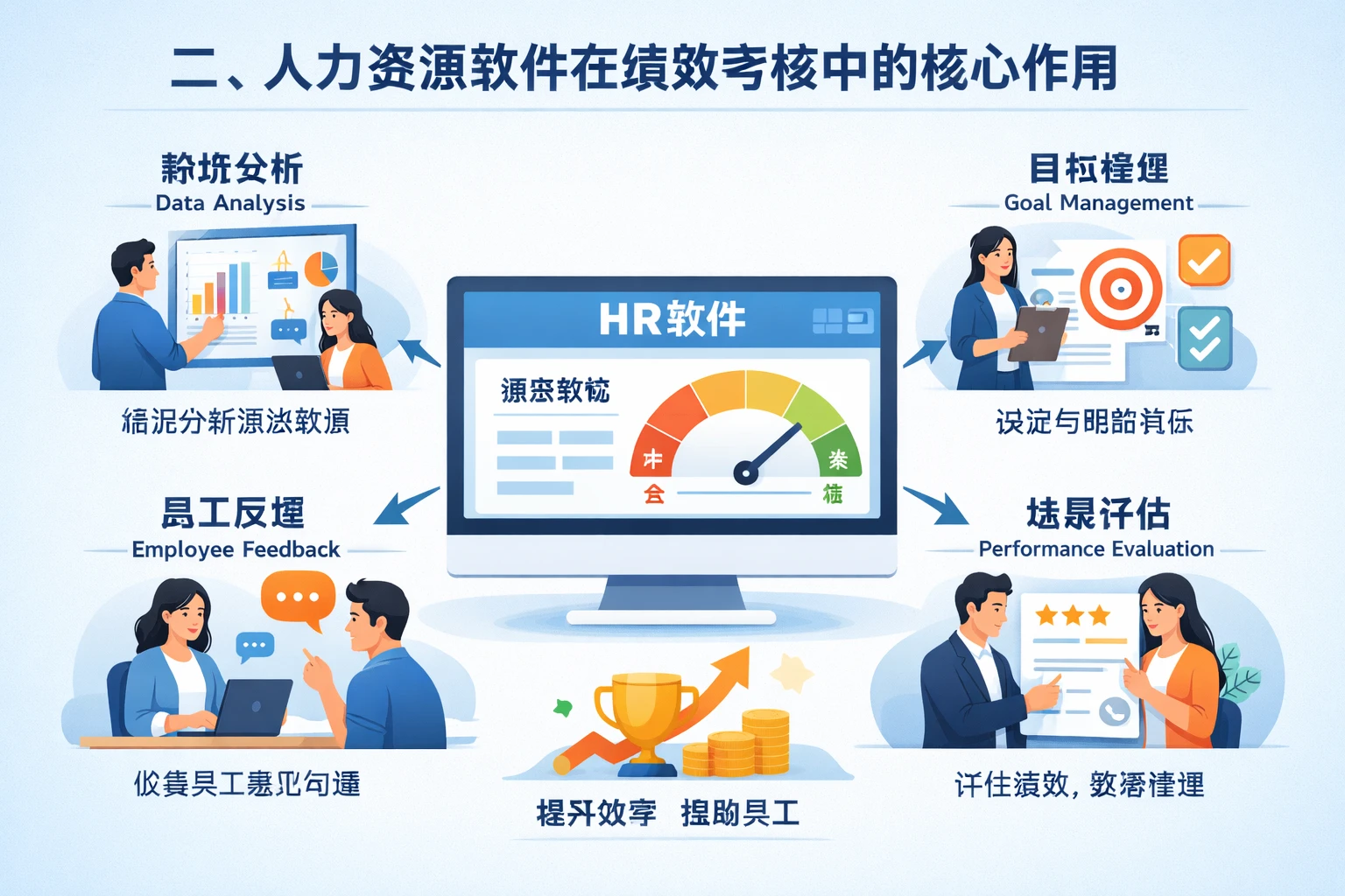 二、人力资源软件在绩效考核中的核心作用