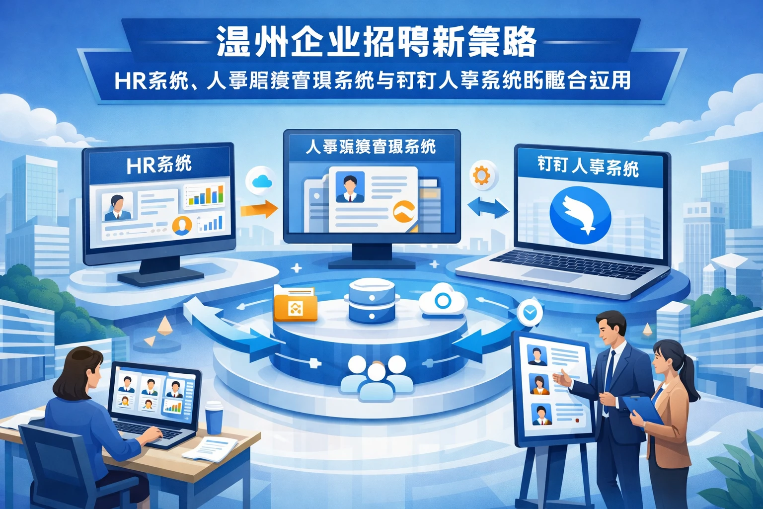 温州企业招聘新策略：HR系统、人事档案管理系统与钉钉人事系统的整合应用
