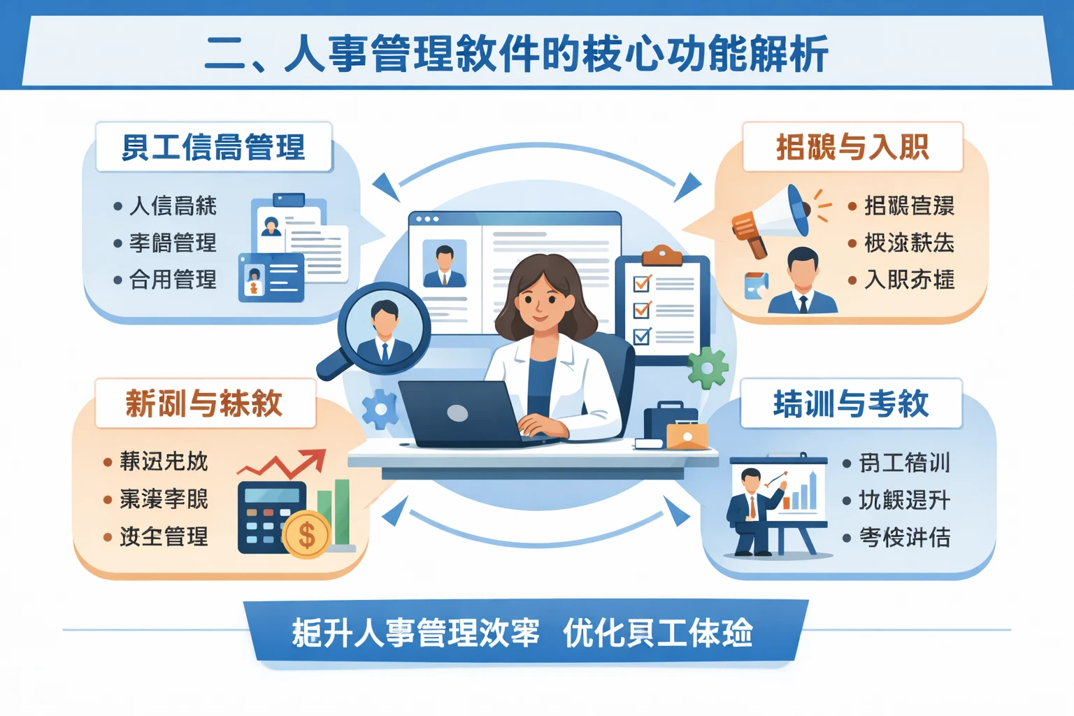 二、人事管理软件的核心功能解析