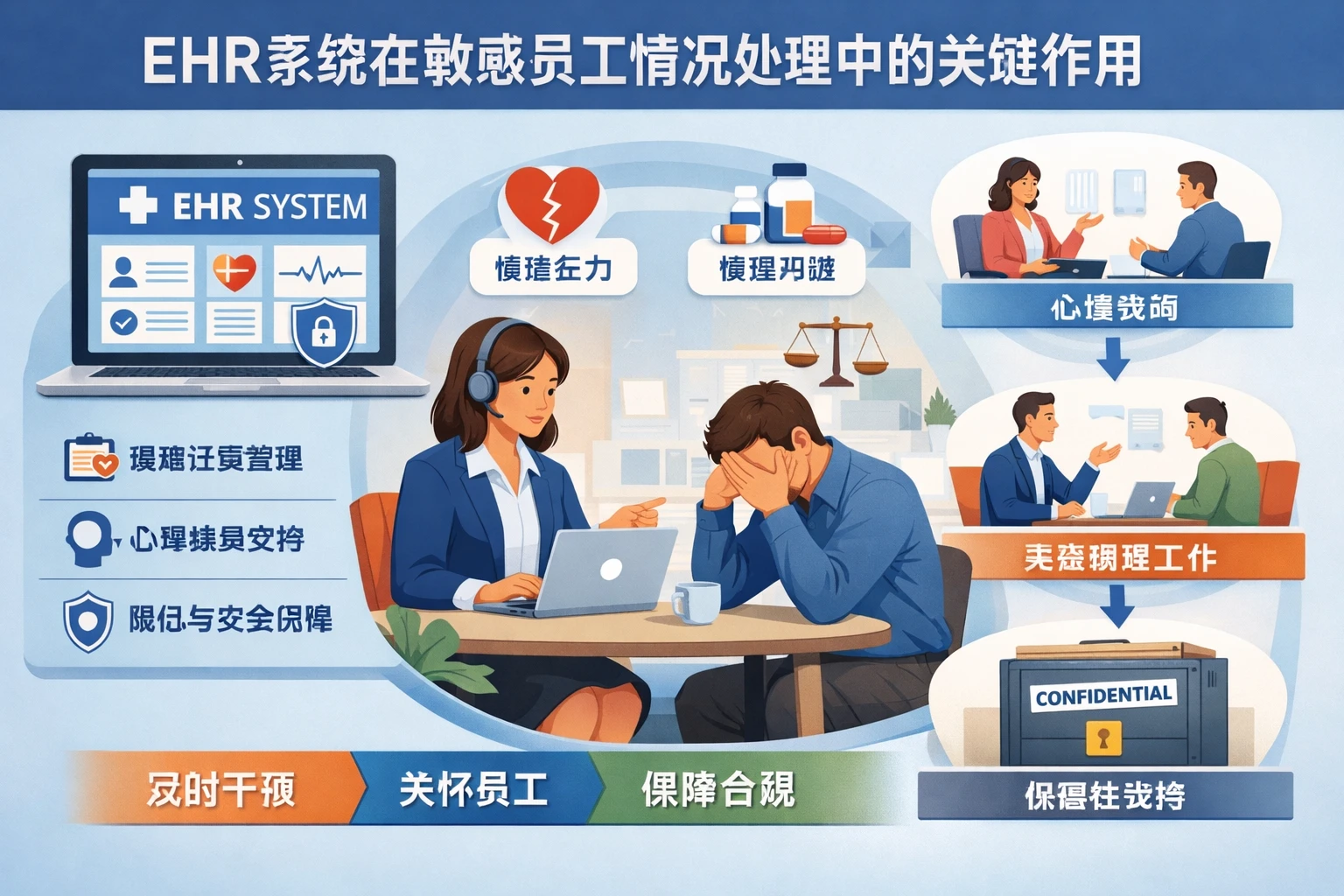 EHR系统在敏感员工情况处理中的关键作用
