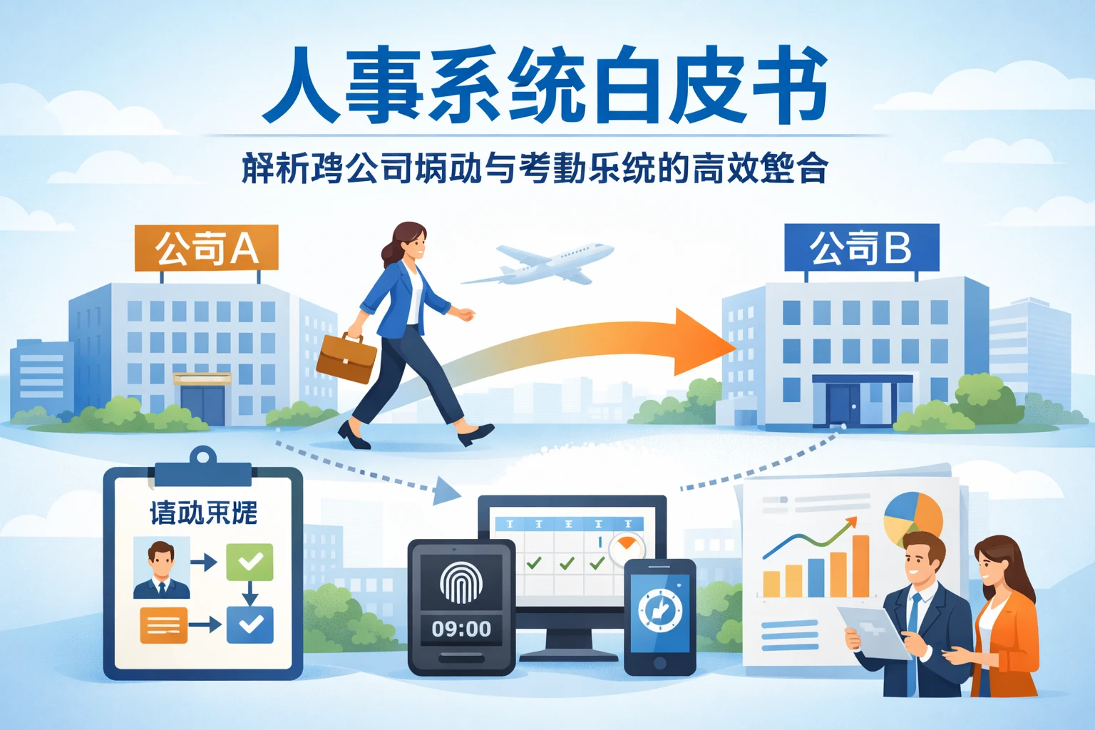 人事系统白皮书：解析跨公司调动与考勤系统的高效整合