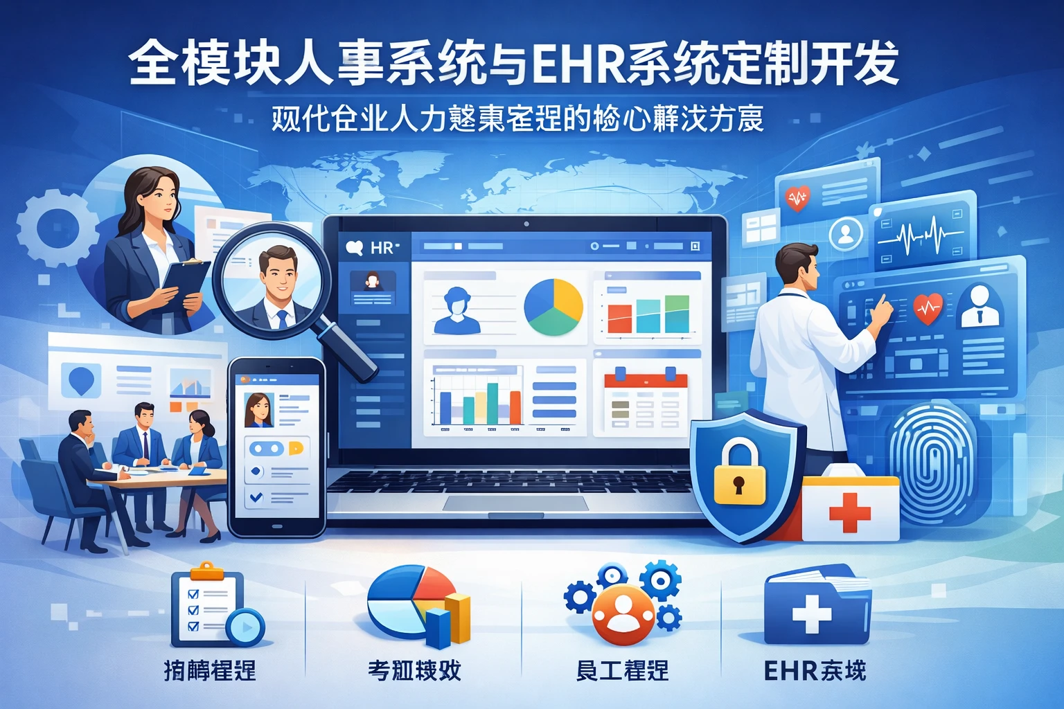 全模块人事系统与EHR系统定制开发：现代企业人力资源管理的核心解决方案
