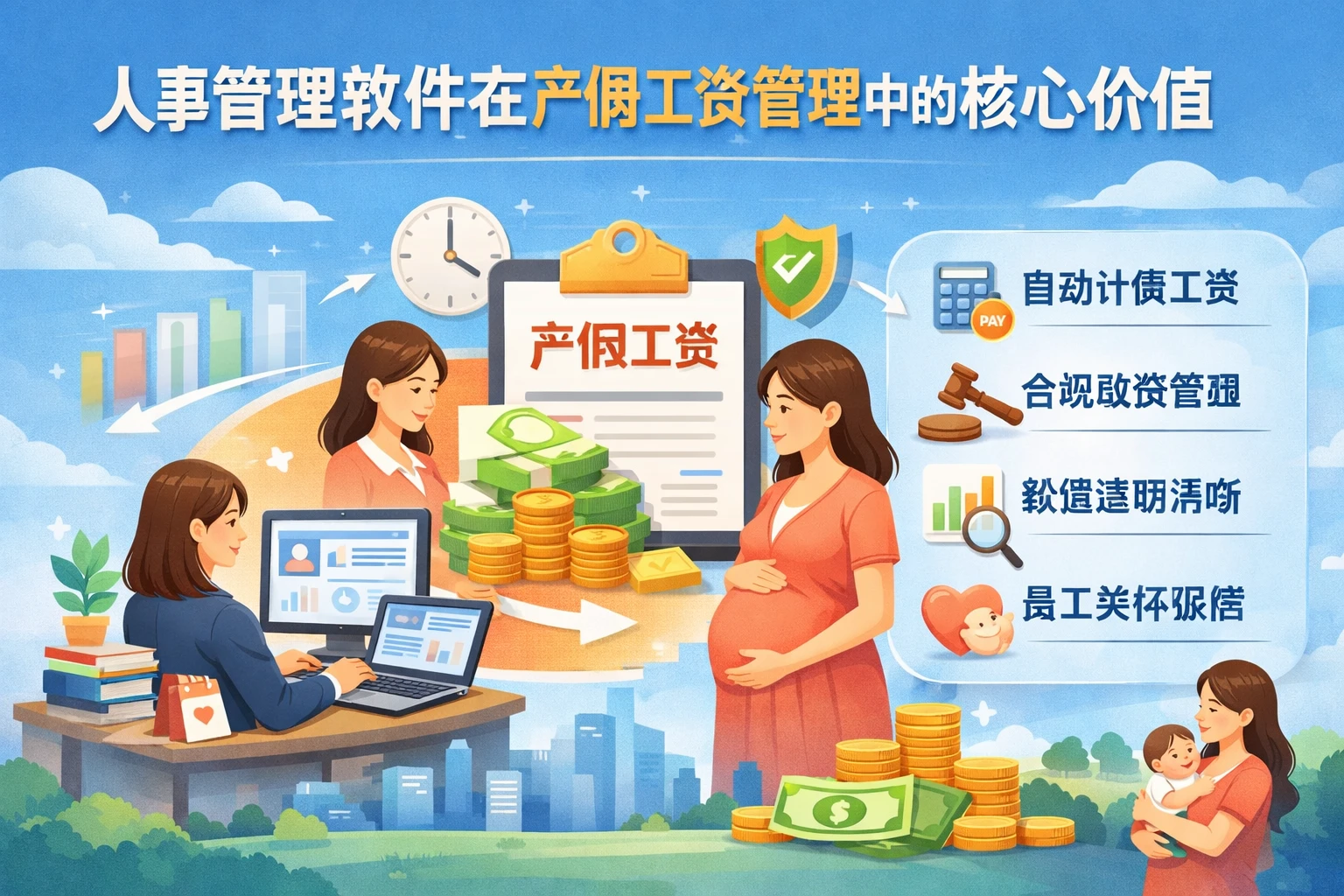 人事管理软件在产假工资管理中的核心价值