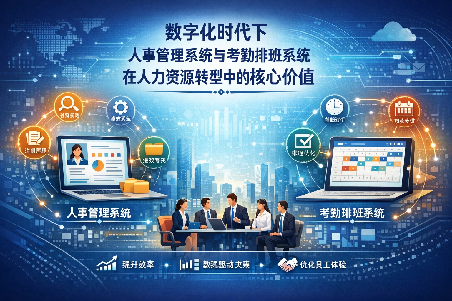 数字化时代下人事管理系统与考勤排班系统在人力资源转型中的核心价值
