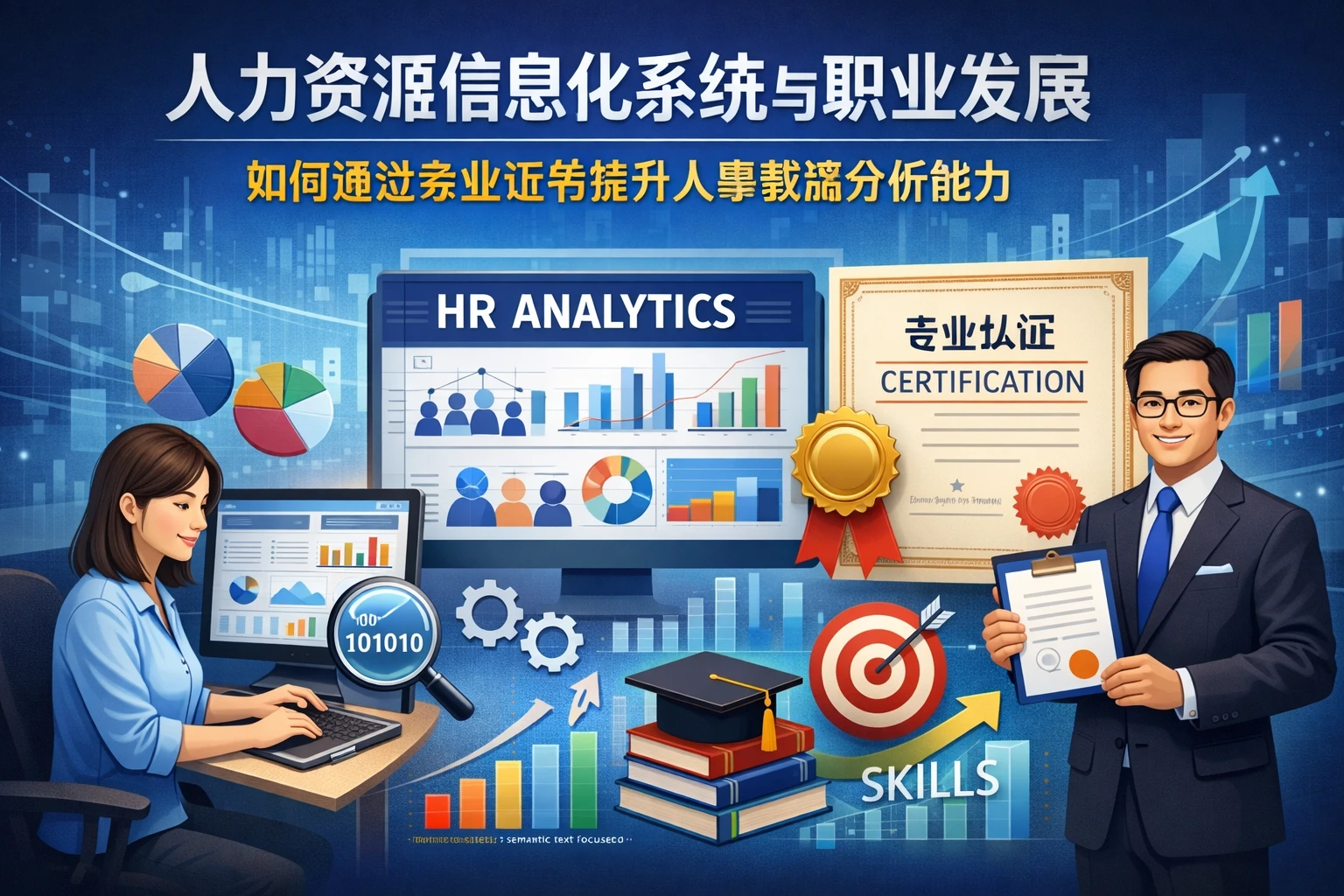 人力资源信息化系统与职业发展：如何通过专业证书提升人事数据分析能力