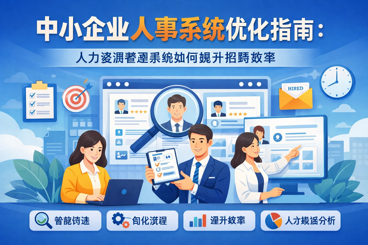 中小企业人事系统优化指南：人力资源管理系统如何提升招聘效率