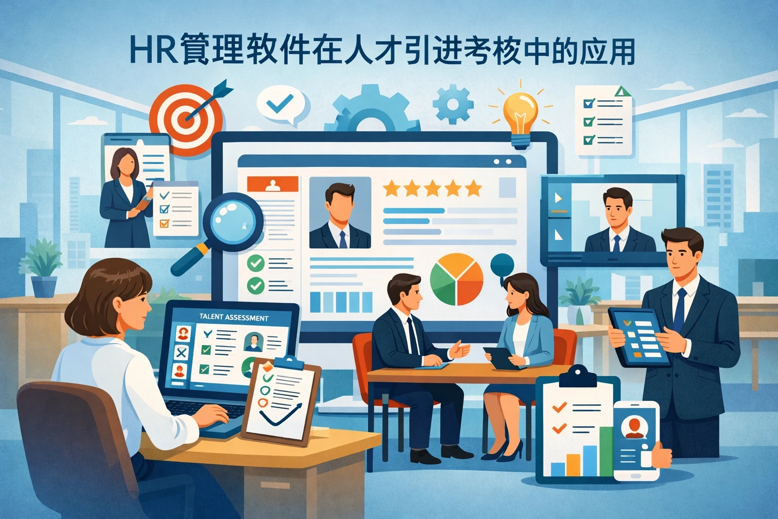 HR管理软件在人才引进考核中的应用