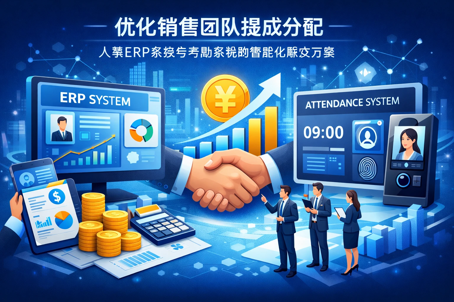 优化销售团队提成分配：人事ERP系统与考勤系统的智能化解决方案