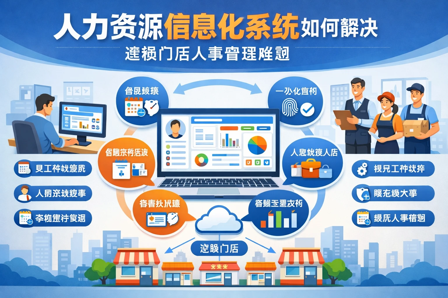人力资源信息化系统如何解决连锁门店人事管理难题