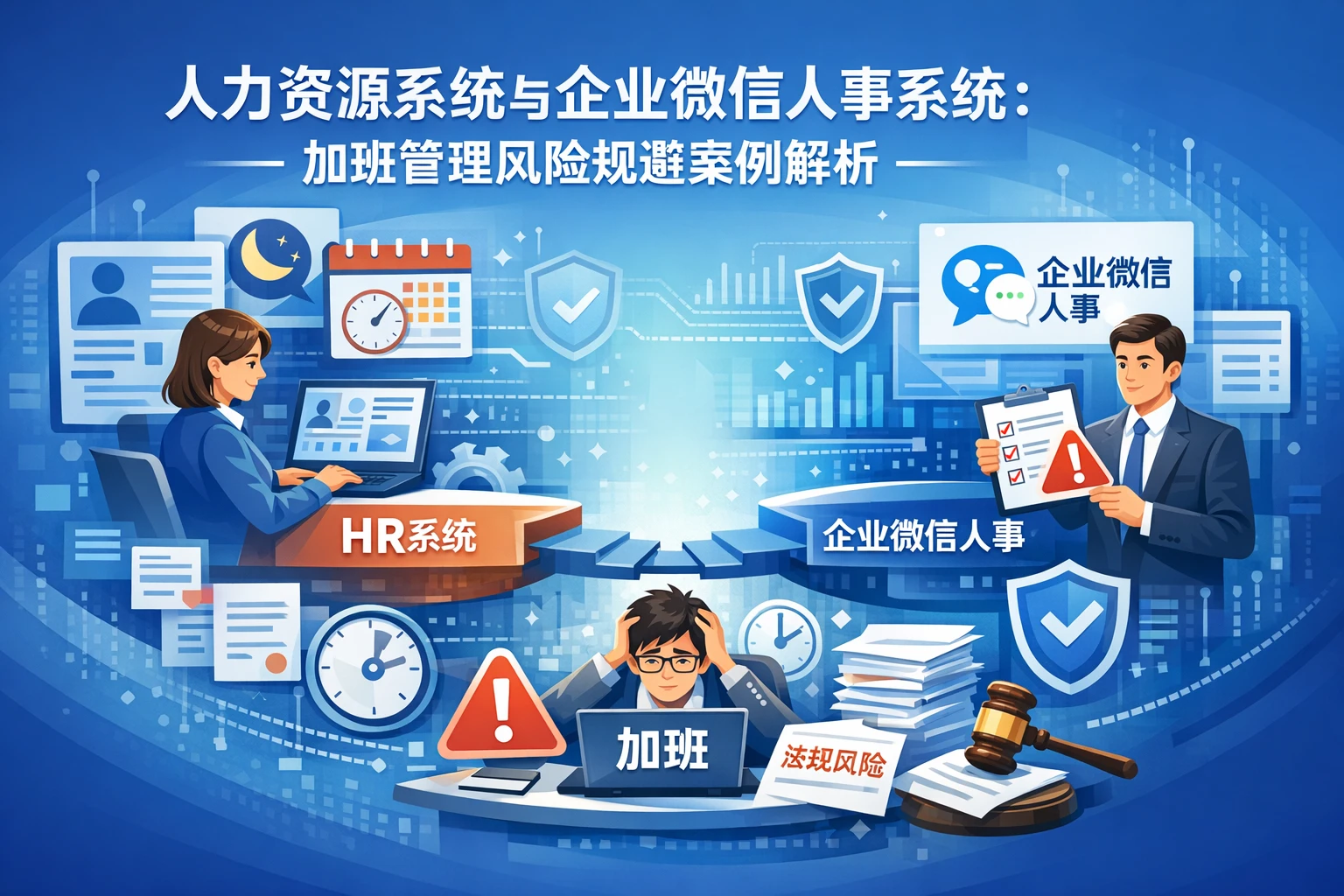 人力资源系统与企业微信人事系统:加班管理风险规避案例解析