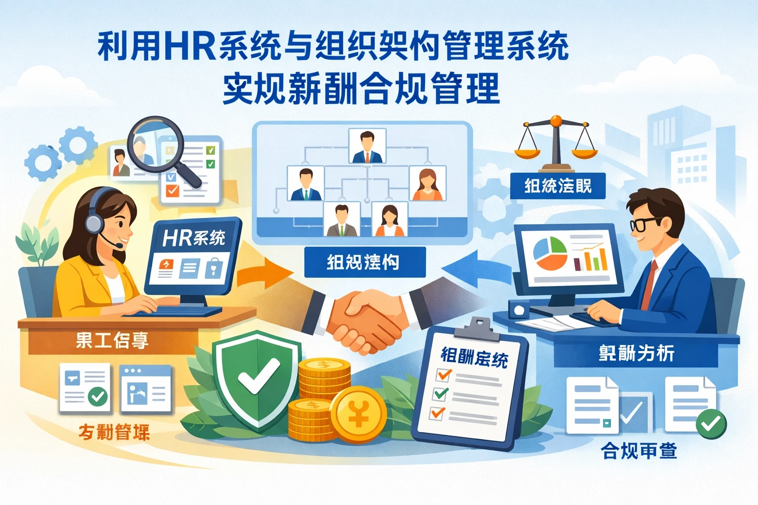 利用HR系统与组织架构管理系统实现薪酬合规管理