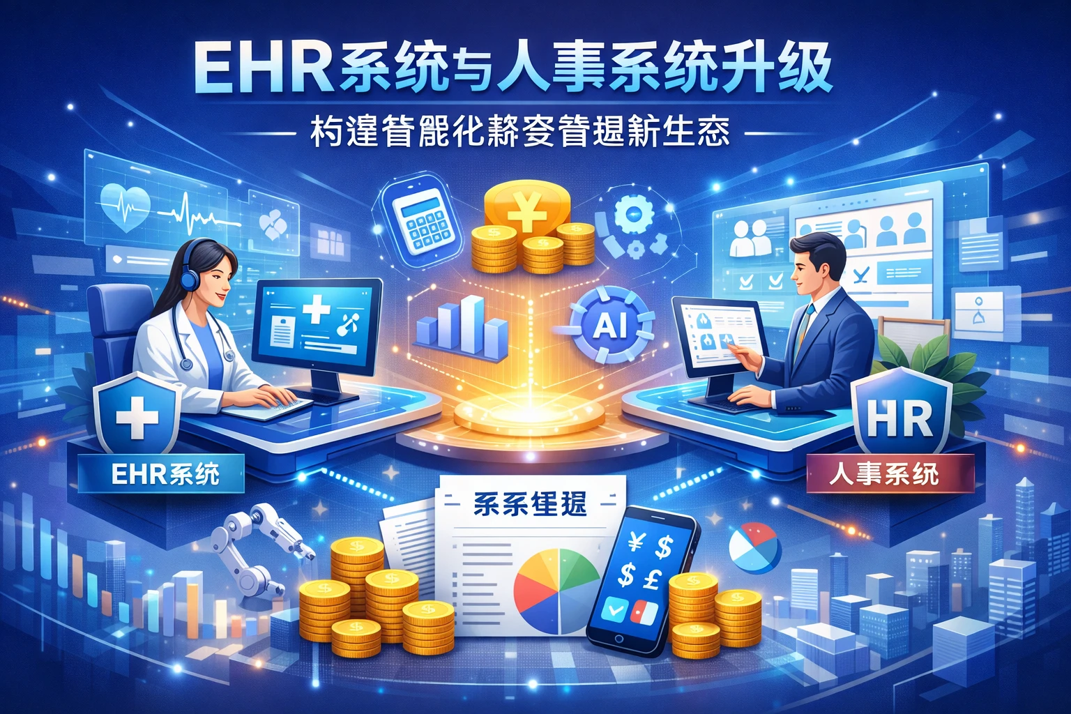 EHR系统与人事系统升级:构建智能化薪资管理新生态