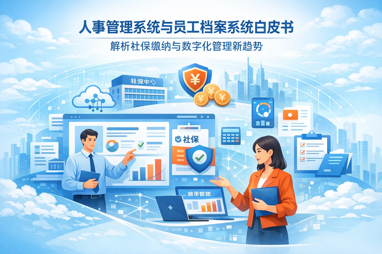 人事管理系统与员工档案系统白皮书：解析社保缴纳与数字化管理新趋势