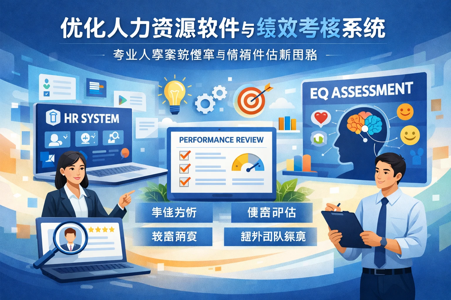 优化人力资源软件与绩效考核系统：专业人事系统推荐与情商评估新思路