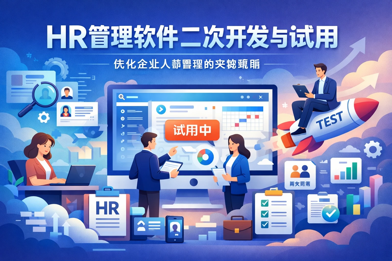 HR管理软件二次开发与试用:优化企业人事管理的关键策略