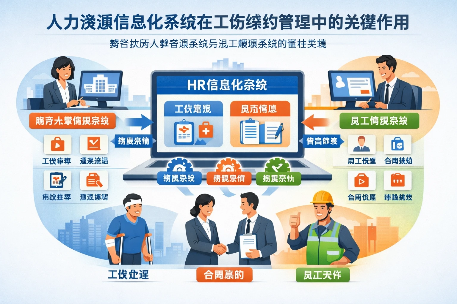 人力资源信息化系统在工伤续约管理中的关键作用 - 整合政府人事管理系统与员工管理系统的最佳实践