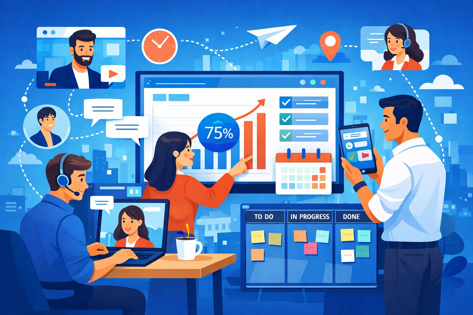 实时沟通与进度跟踪