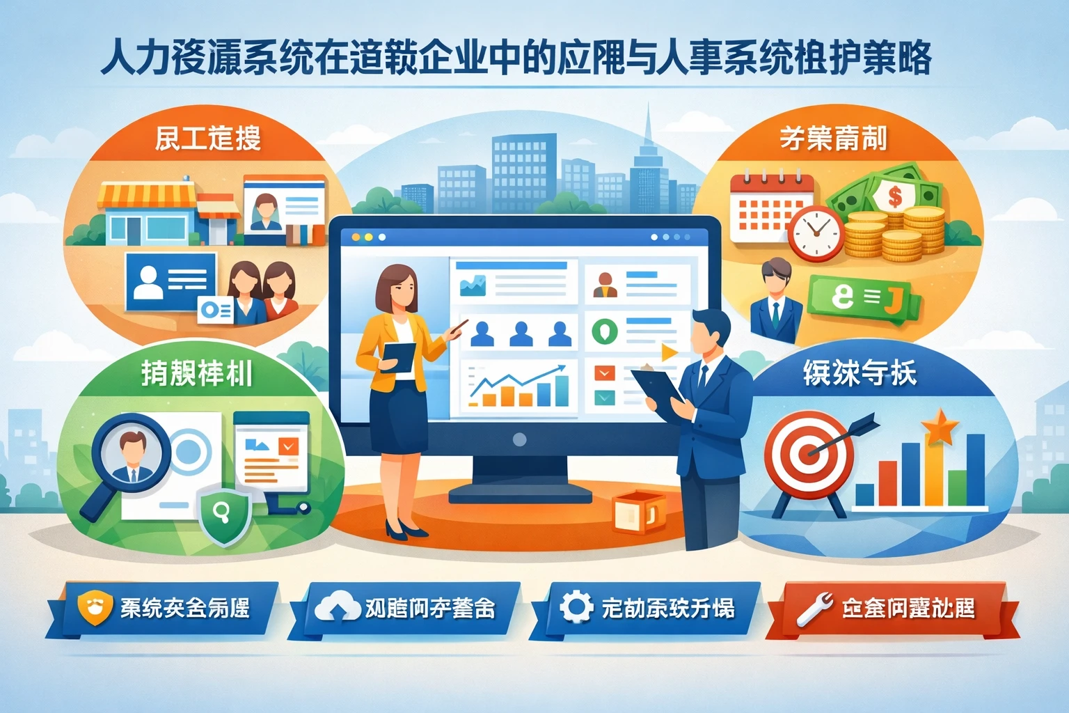 人力资源系统在连锁企业中的应用与人事系统维护策略