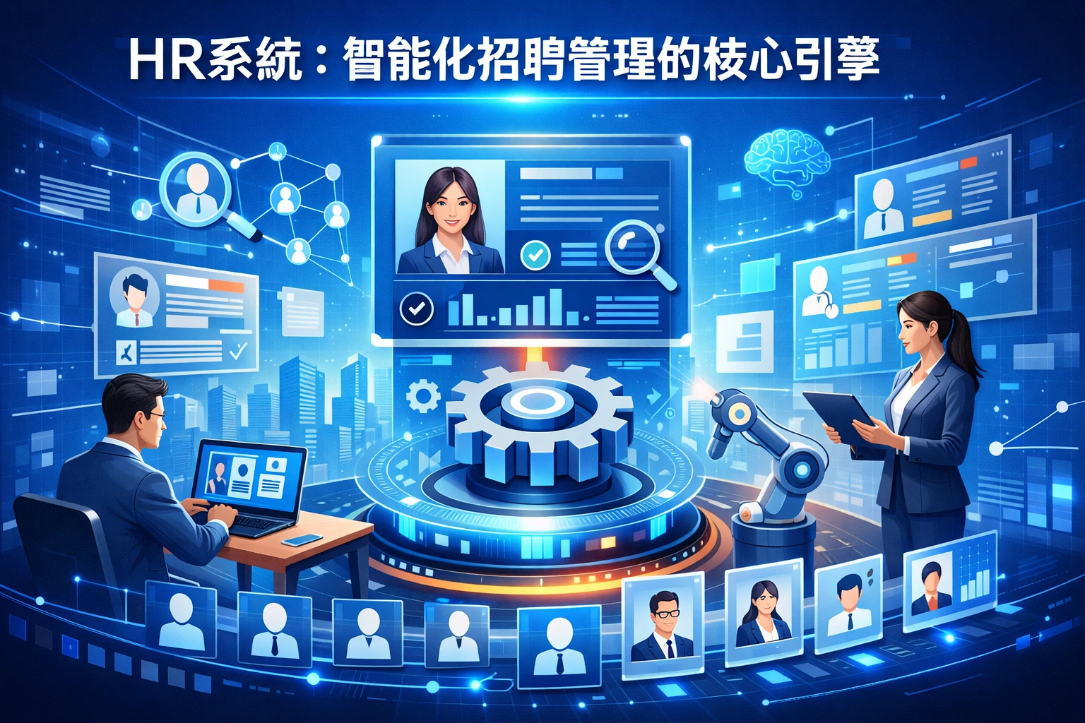 HR系统：智能化招聘管理的核心引擎