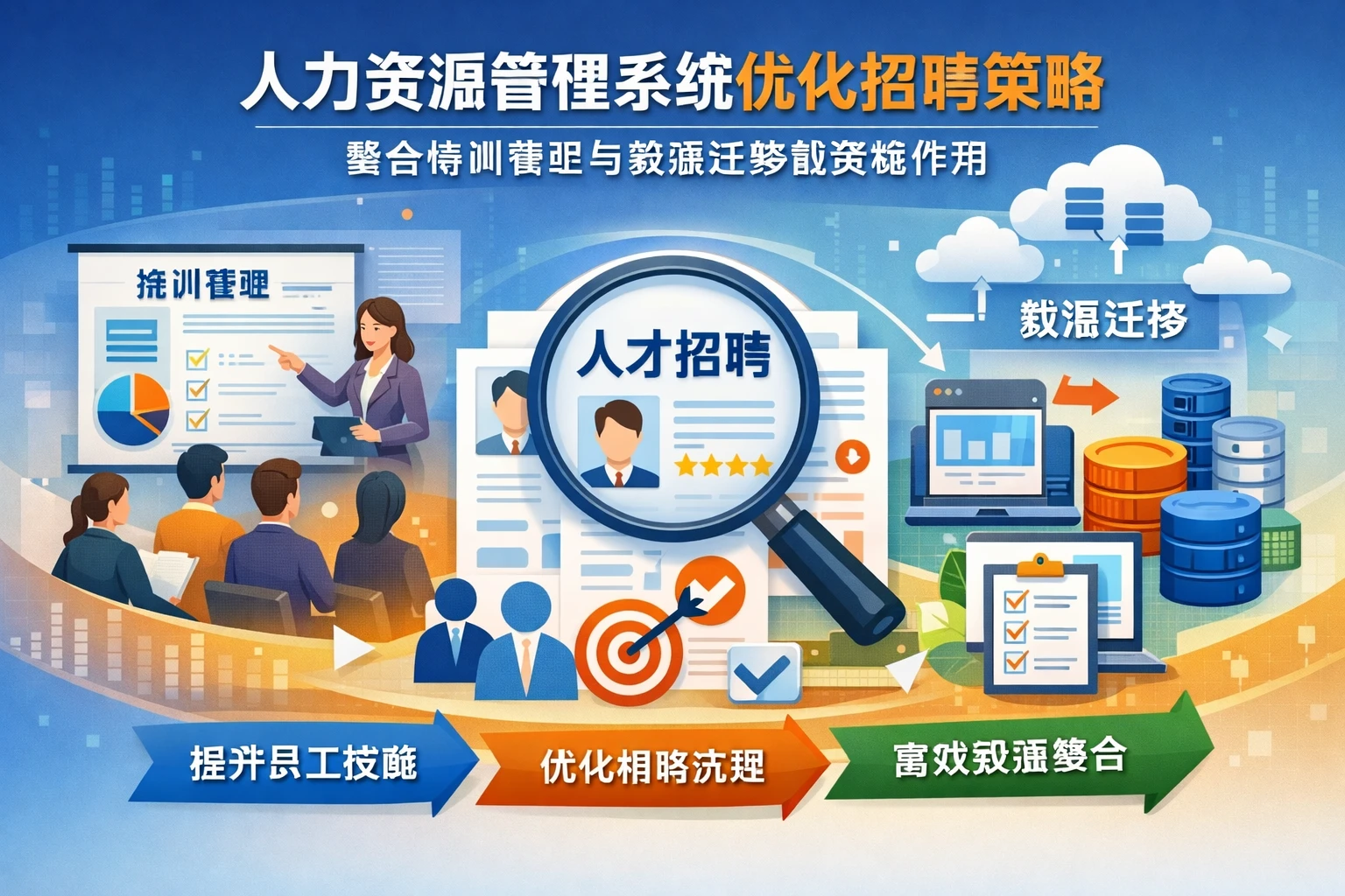人力资源管理系统优化招聘策略:整合培训管理与数据迁移的关键作用