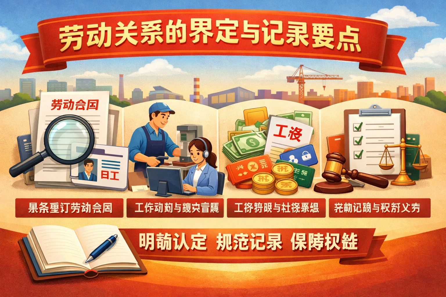 劳动关系的界定与记录要点