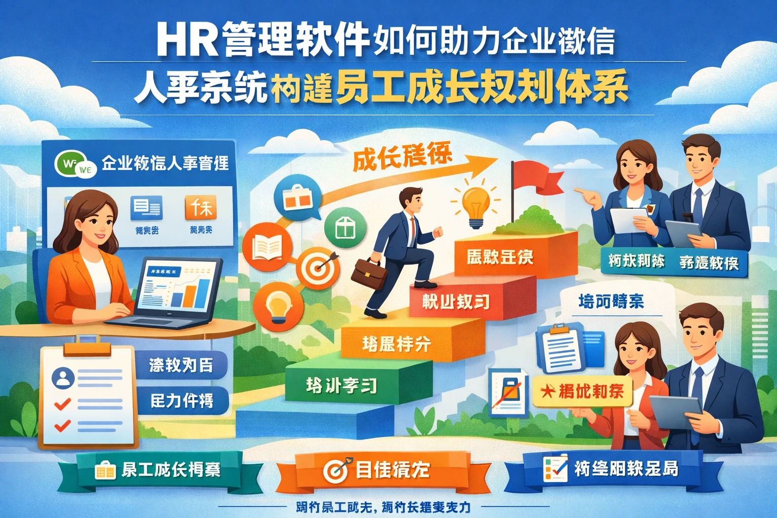 HR管理软件如何助力企业微信人事系统构建员工成长规划体系