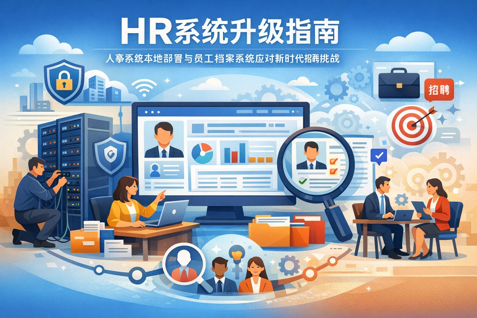 HR系统升级指南：人事系统本地部署与员工档案系统应对新时代招聘挑战