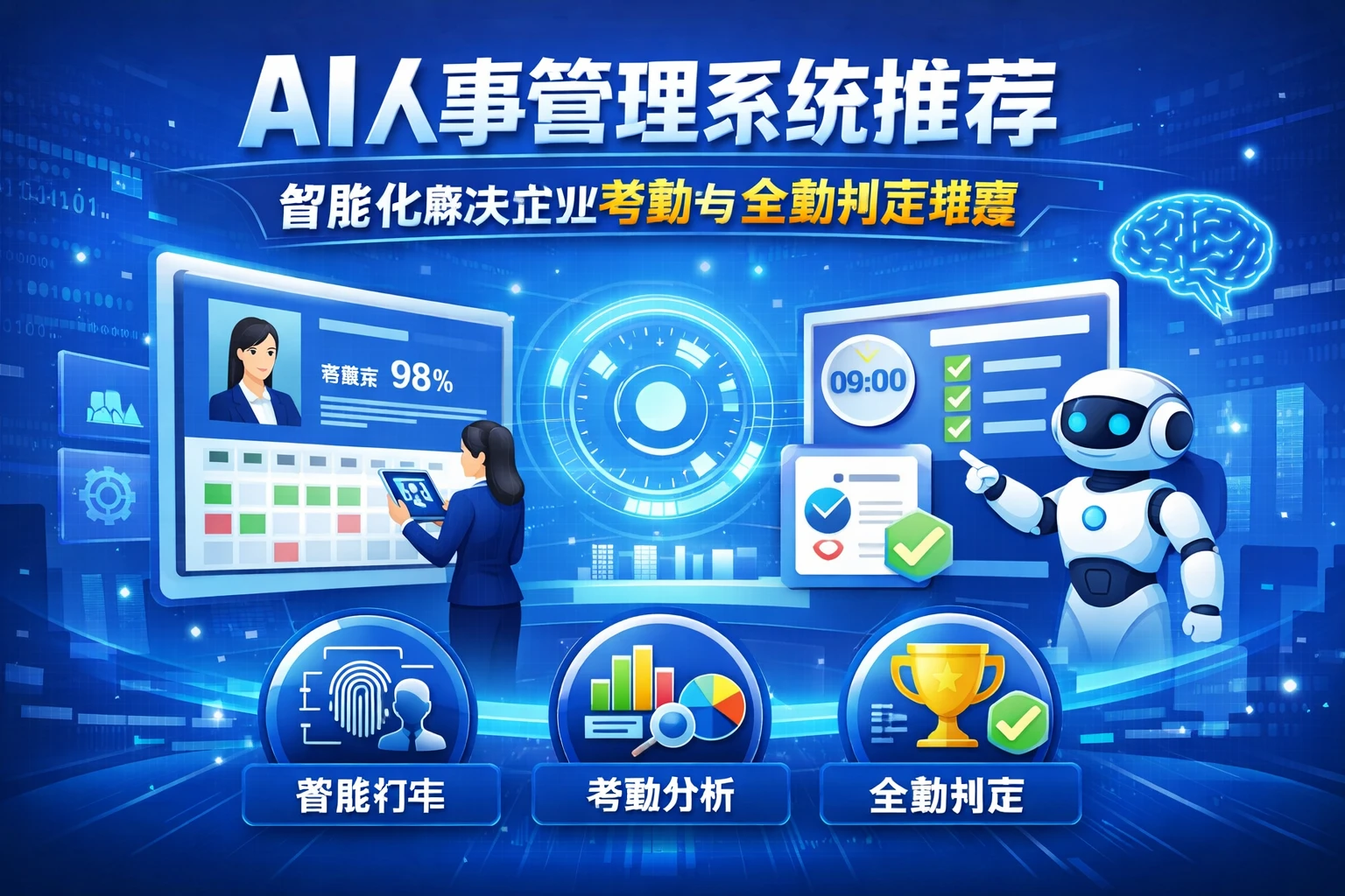 AI人事管理系统推荐：智能化解决企业考勤与全勤判定难题