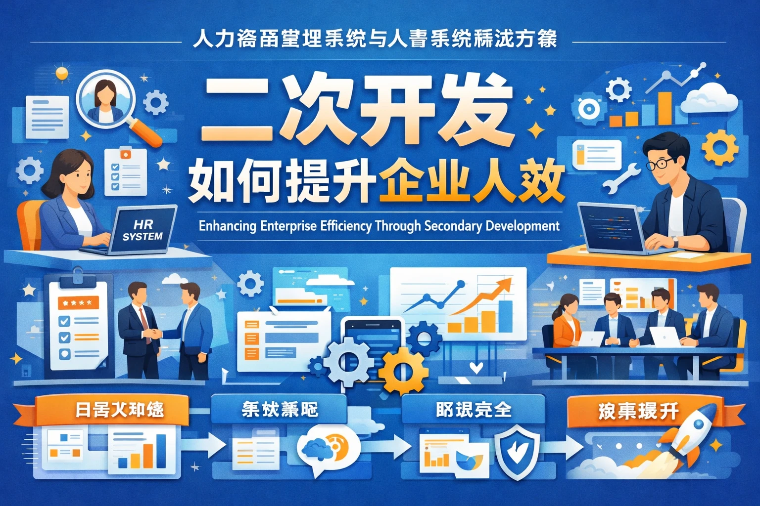 人力资源管理系统与人事系统解决方案：二次开发如何提升企业人效