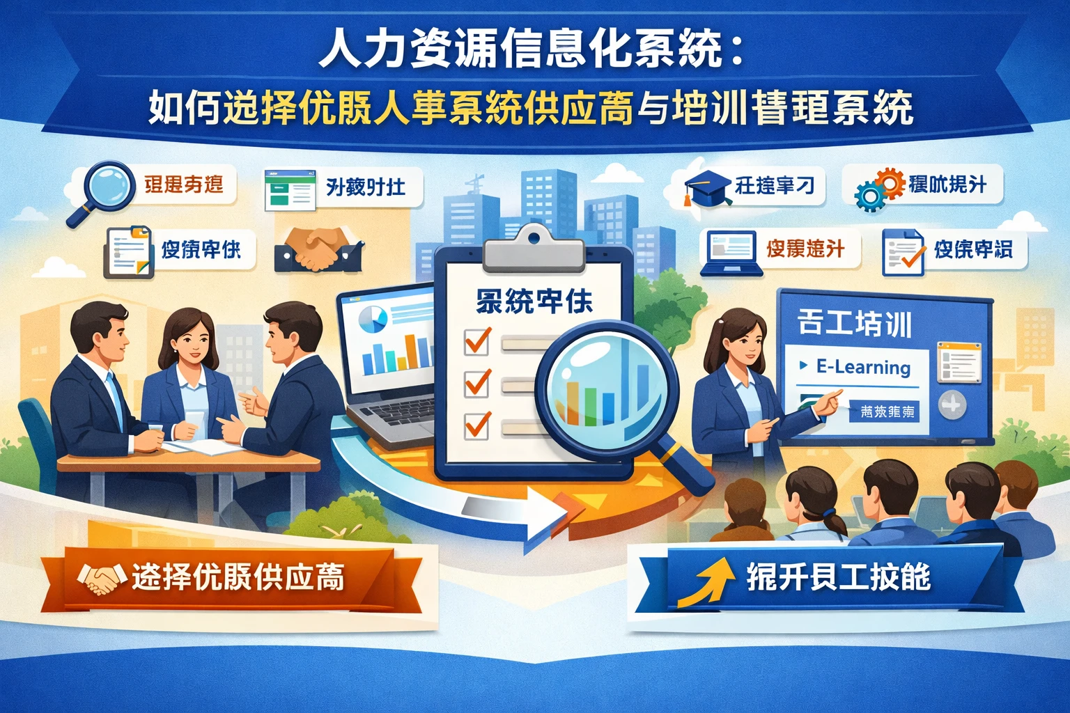 人力资源信息化系统：如何选择优质人事系统供应商与培训管理系统