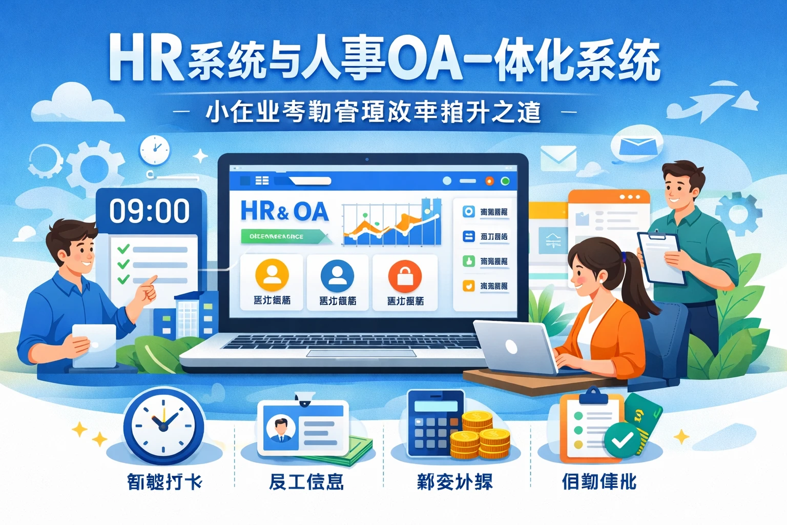 HR系统与人事OA一体化系统：小企业考勤管理效率提升之道